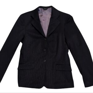 Devon-Aire Kids Classic Purple Pinstripe Black Blazer – Size 12
